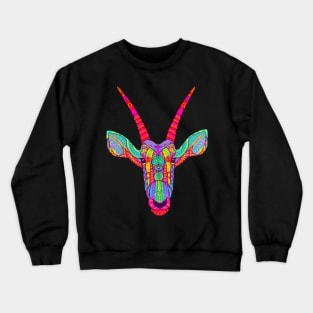 Psychedelic Deer Crewneck Sweatshirt